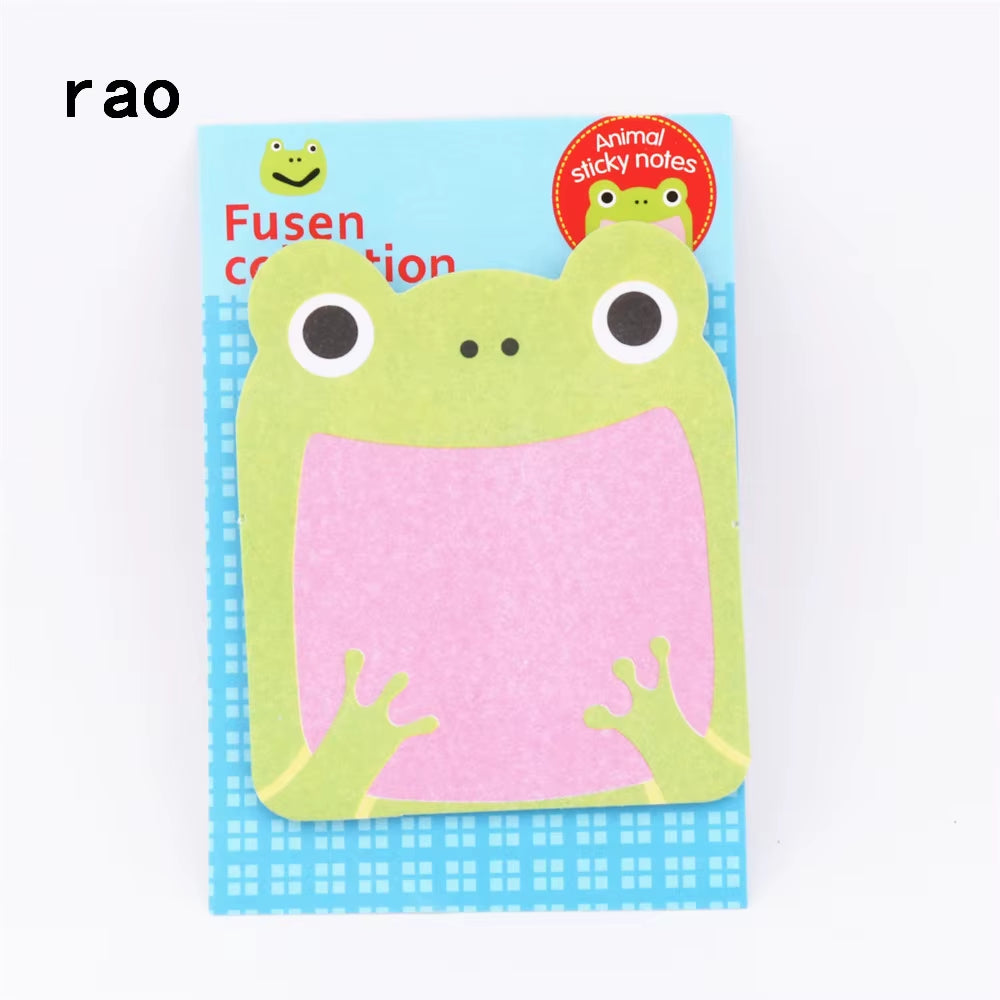 Charming 070 Animal Series Memo Pad Sticky Notes Bookmark Point It Sticker Paper Office School Supplies Writing Pads Notebooks