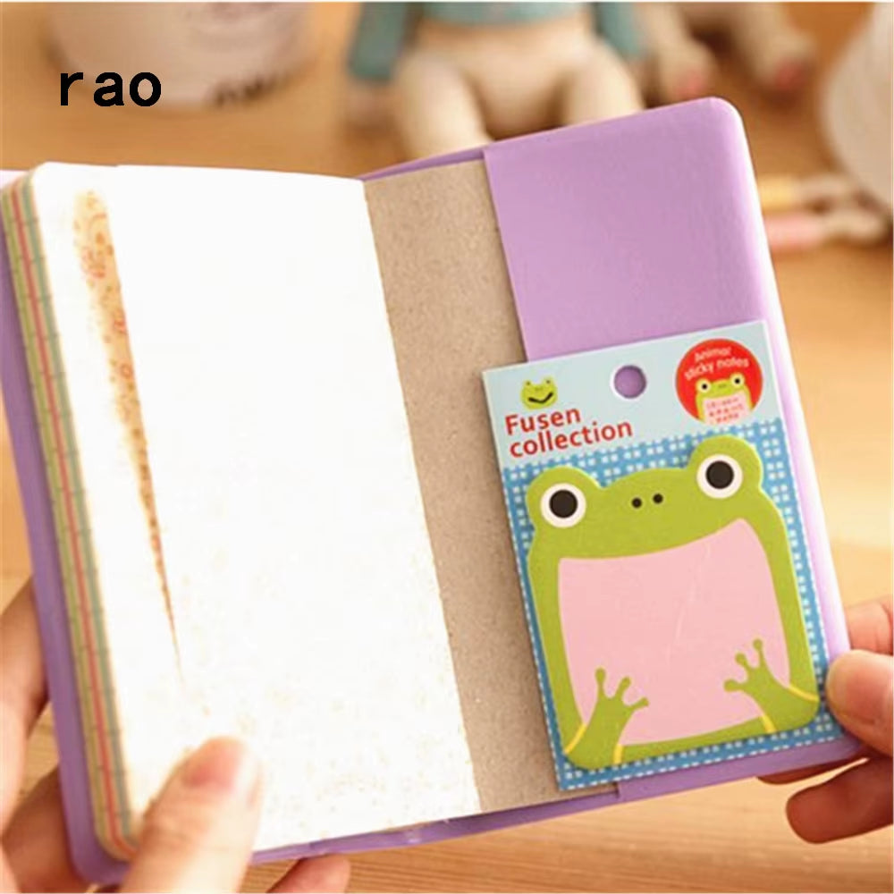 Charming 070 Animal Series Memo Pad Sticky Notes Bookmark Point It Sticker Paper Office School Supplies Writing Pads Notebooks