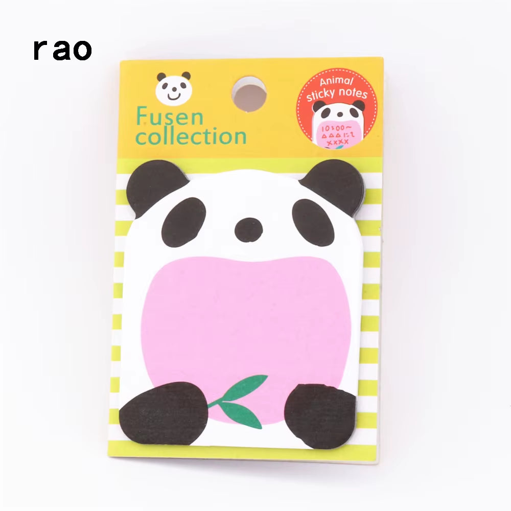 Charming 070 Animal Series Memo Pad Sticky Notes Bookmark Point It Sticker Paper Office School Supplies Writing Pads Notebooks