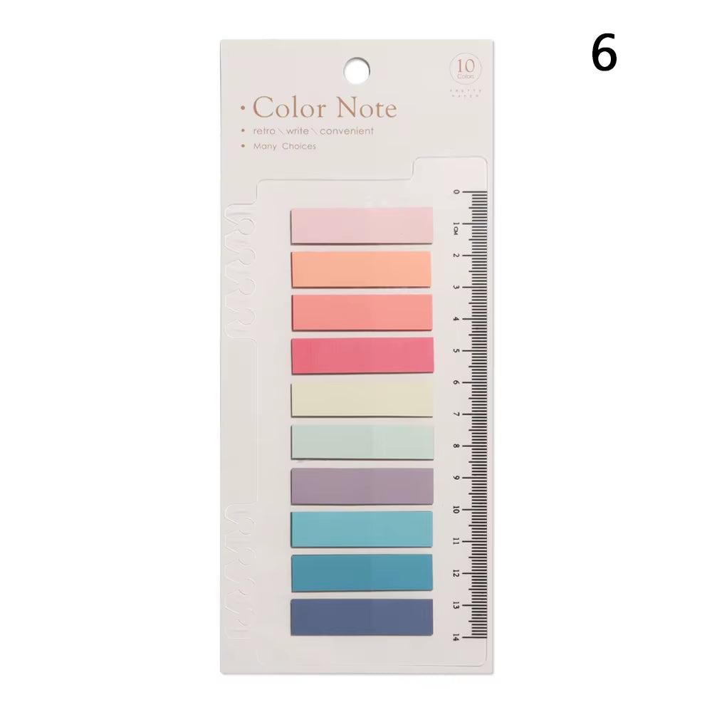 200 Sheets Novelty Sticky Notes Loose-Leaf Memo Pad Paster Sticker Index Flags Tab Strip Label Bookmark Stationery Office Supply