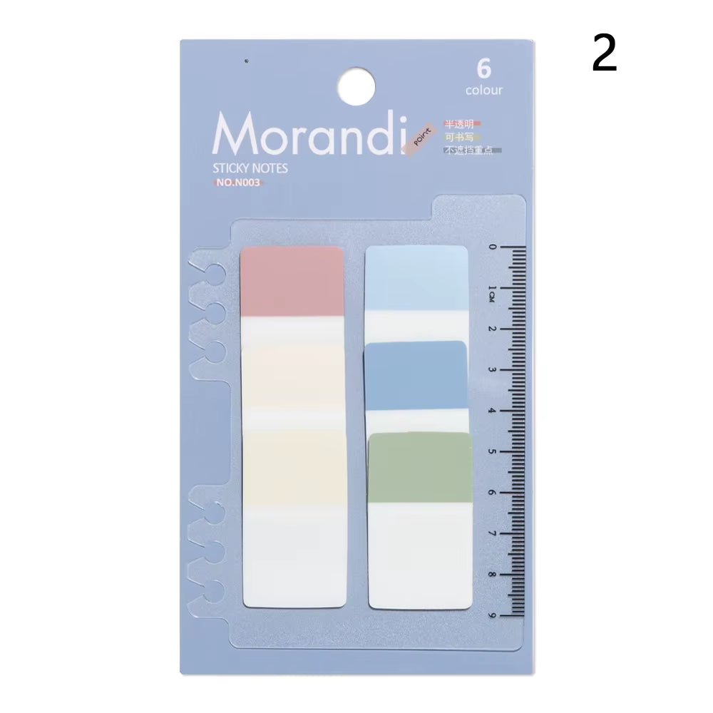 200 Sheets Novelty Sticky Notes Loose-Leaf Memo Pad Paster Sticker Index Flags Tab Strip Label Bookmark Stationery Office Supply